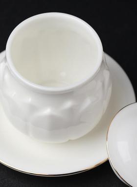 戴玉堂陶瓷供水杯观音供奉佛前净水杯供佛水杯省级大师周金田贡杯