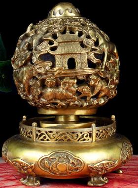 朴器 十二生肖款铜九转乾坤摆件