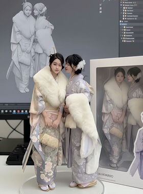 3D打印全身真人手办定制全彩立体模型偶像人像真人照片制作打印