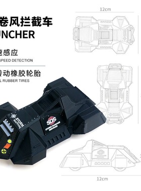 TIV2龙卷风拦截车可移动模型部署