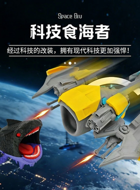新款太空布鲁深海巨兽可动模型