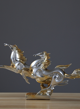 创意欧式马摆件客厅酒柜办公室桌装饰品摆件家居饰品摆设工艺礼品