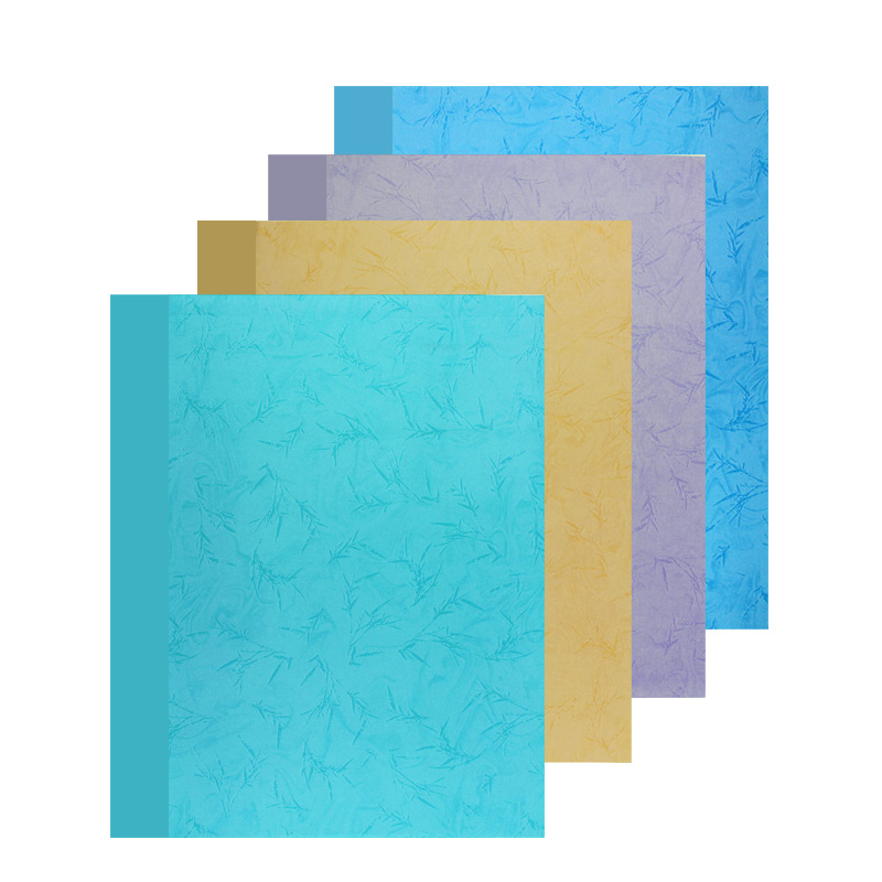 180克A4 A3++平面皮纹纸100张装订封皮标书仿封面纸竹叶纹手工纸 - 图1