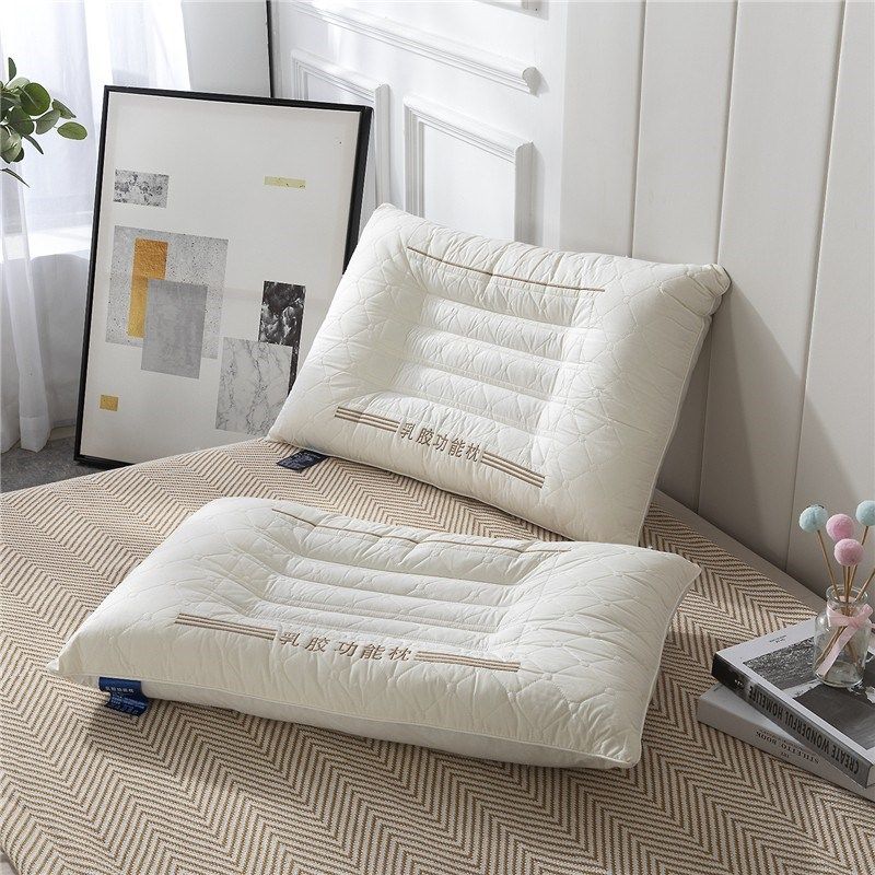 美缘登 乳胶功能枕全棉乳胶枕头枕芯助睡眠护颈椎枕头Z1017,淘宝优惠券,粉丝福利购,淘宝优惠卷