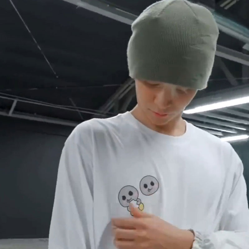 RIIZE周边卡通印花衣服应援将太郎宋银硕朴元彬同款短袖T体恤纯棉 - 图1