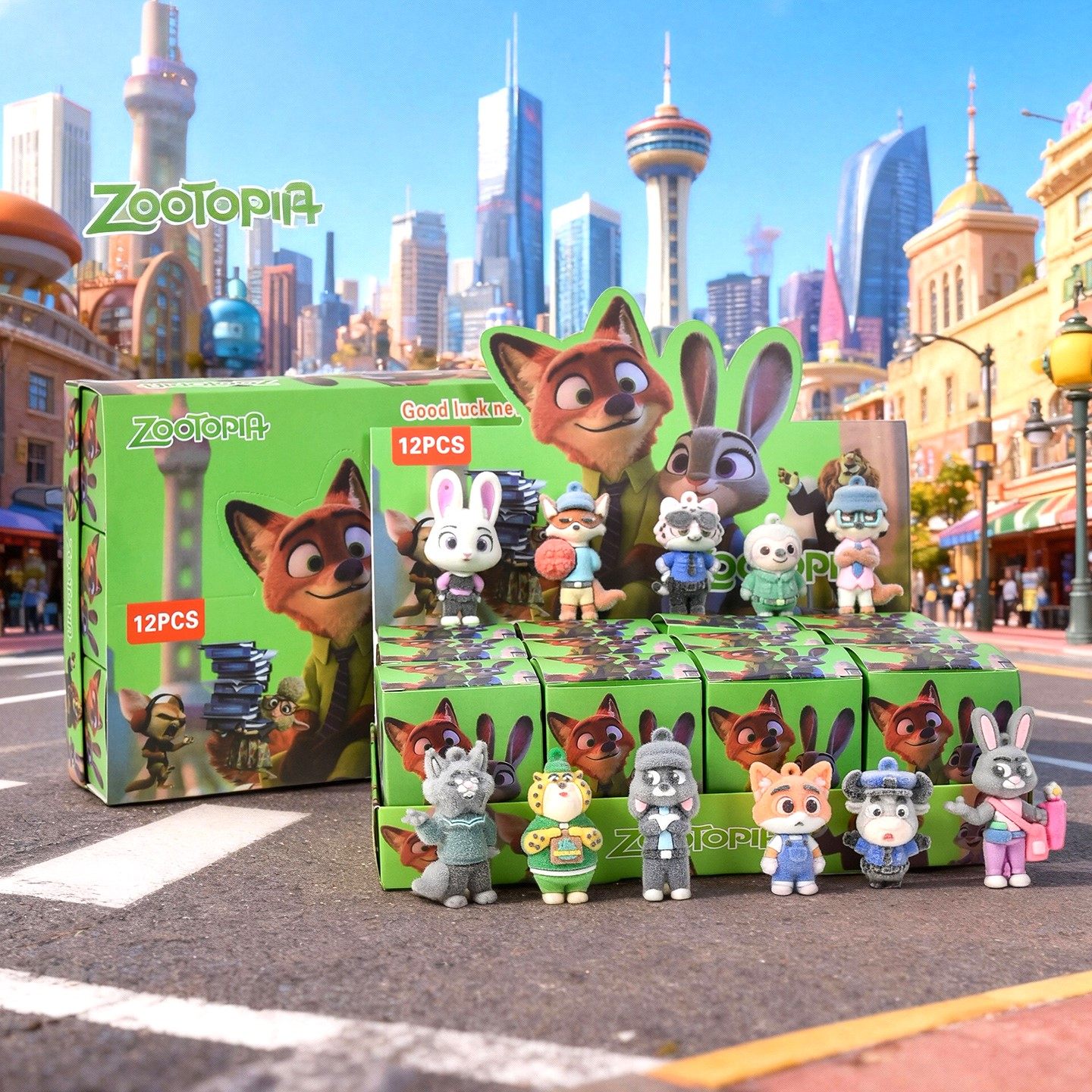 疯狂动物城盲盒挂件儿童卡通益智玩具抽奖软胶植绒公仔手办礼物,淘宝优惠券,粉丝福利购,淘宝优惠卷