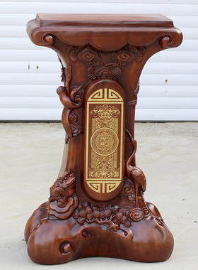 招财铜牛工艺品通用底座金牛雕塑落地支架托架牛加底座