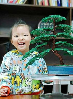 铝线手工艺品开业店铺摆件发财树摇钱树室内客厅装饰品金钱树送礼