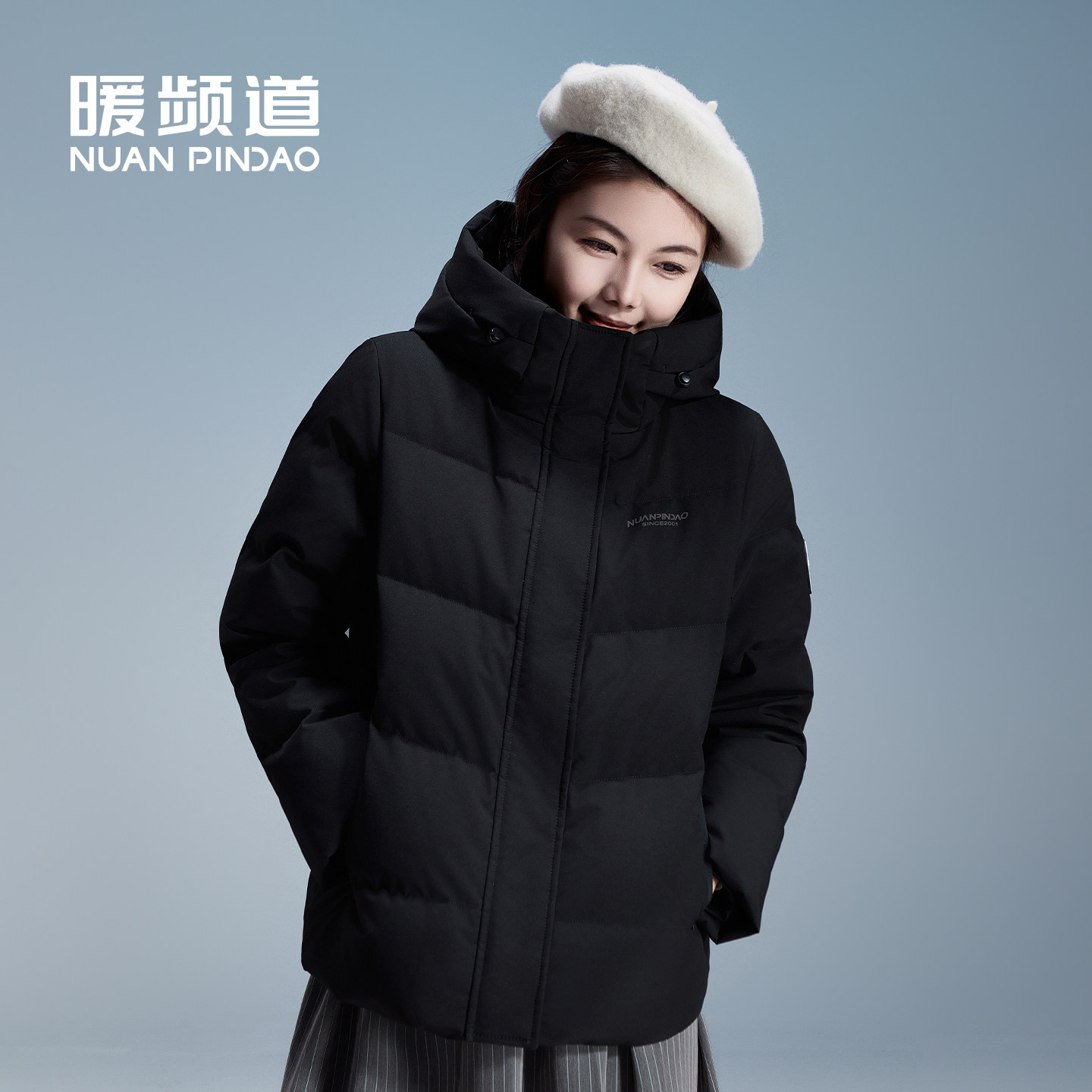 暖频道女士连帽宽松加厚短款羽绒服新款冬季百搭90鸭绒抗冻外套,淘宝优惠券,粉丝福利购,淘宝优惠卷