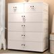 Embroidered thickened c bedroom drawer storage cabinet plastic children's storage baby wardrobe multi-layer finishing box bedside