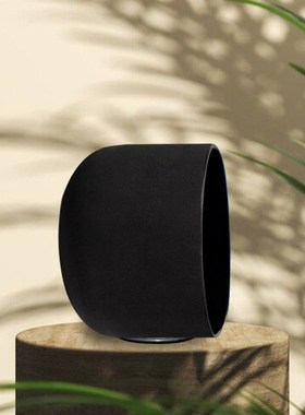 水晶钵瑜伽颂钵黑色水晶音钵音乐碗七音调乐器瑜伽钵套装赠棒圈