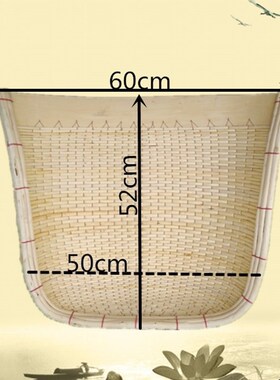 手工簸箕柳编藤编竹编农用家用大小挂件装饰单个扫除簸箕笸箩筐