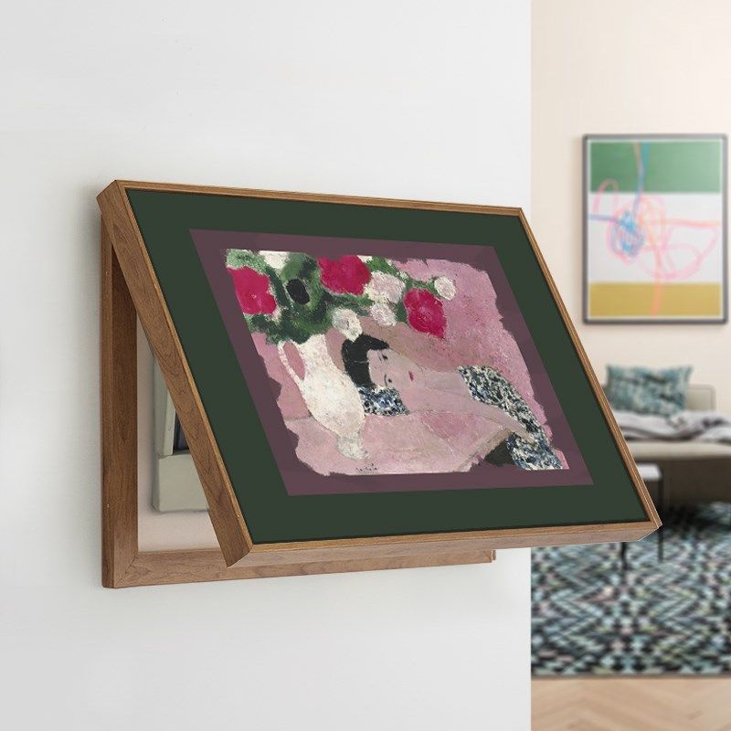 现代简约电表箱装饰画可翻盖遮挡配电箱挂画夏日曲,淘宝优惠券,粉丝福利购,淘宝优惠卷