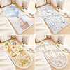 Bedroom bedside carpet strip children's room cute plush blanket home cat-sense bed front mat can sit on