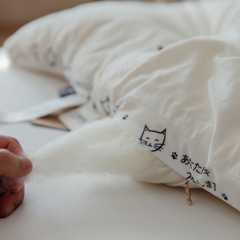 A类不染大豆被!白色冬被加厚2米被芯纯棉空调被全棉春秋被子8斤,淘宝优惠券,粉丝福利购,淘宝优惠卷