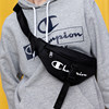 Champion official website chest bag for men and women, classic cursive dumpling bag, messenger bag, sports and leisure waist bag for women