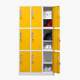 Employee locker gym induction locker bag cabinet swimming pool dormitory iron cabinet change wardrobe color change locker
