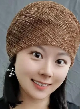 2025穆斯夏季纱巾帽子回族盖头女