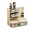 Desktop hole board storage box desk stationery organizer