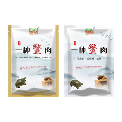 一种甲鱼肉零食低脂低卡
