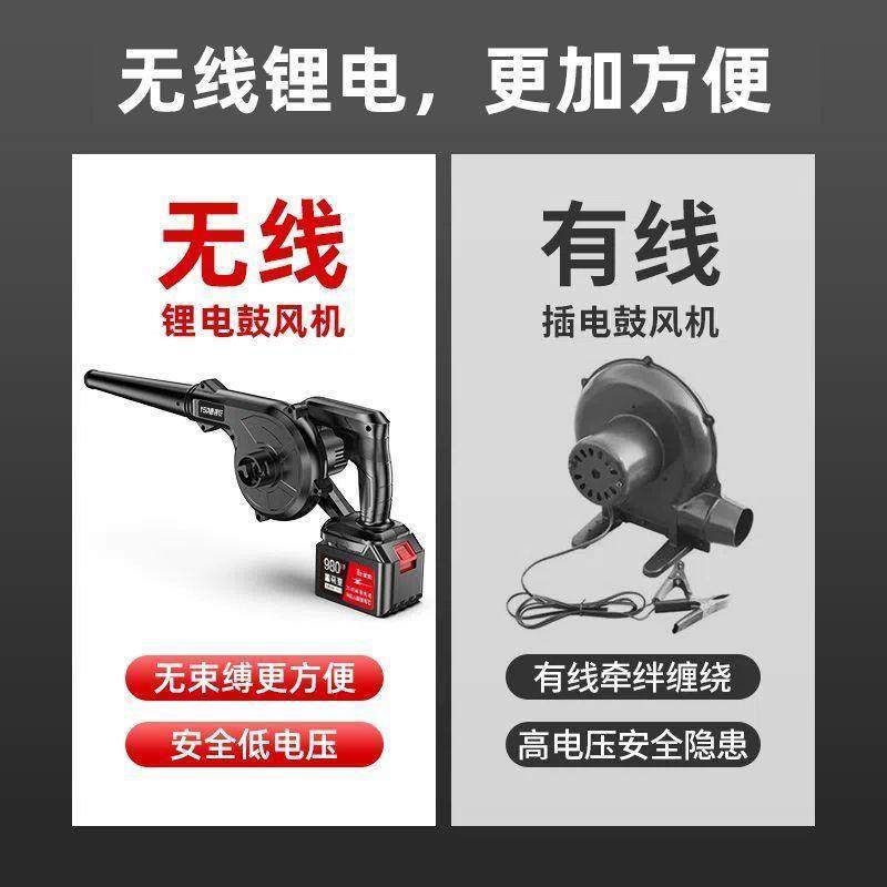 德国大功率锂电吹风机工地室内装修大风吸尘器清灰除尘庭院吹树叶,淘宝优惠券,粉丝福利购,淘宝优惠卷