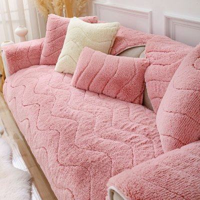 撸猫感沙发垫冬款加厚保暖冬季毛绒沙发套罩简约现代防滑坐垫子厚,淘宝优惠券,粉丝福利购,淘宝优惠卷