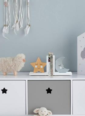 桌面摆件家居饰品书立书档书靠创意装饰售楼处儿童样板间软装摆设