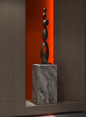 酒店大堂创意抽象雕塑艺术品摆件样板间会所室内玄关落地装饰摆设