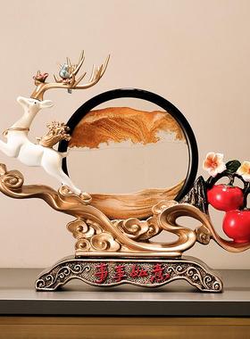 办公室装饰摆件鹿创意客厅电视柜桌面装饰品摆设家用中式新居摆件