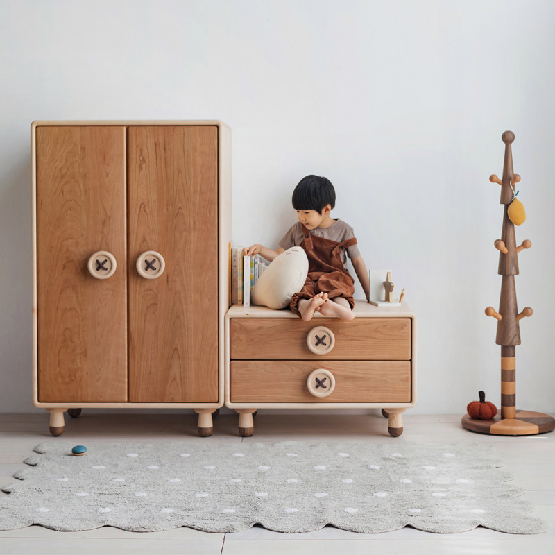 上形孩在 新品 成长纽扣衣柜 可叠加可加高儿童衣柜储物柜儿童房,淘宝优惠券,粉丝福利购,淘宝优惠卷