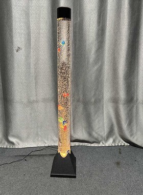 亚克力卧室新居墙摆件气s泡水族婚庆路引水柱管室内形象装饰客厅