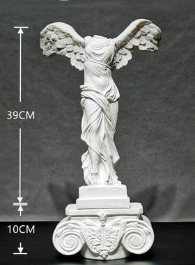 胜利女神石膏像摆件艺术品现代简约家居装饰品办公室创意复古雕像