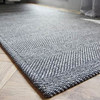 Japanese and Korean simple bedroom carpet, bedside blanket, herringbone pattern long bedside floor mat, high-end color master bedroom. Thickening can be customized