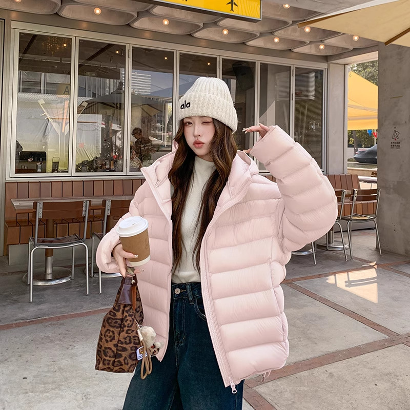 MSHR[排骨羽绒服]户外轻量连帽羽绒服女2025新款保暖冬季短款外套,淘宝优惠券,粉丝福利购,淘宝优惠卷