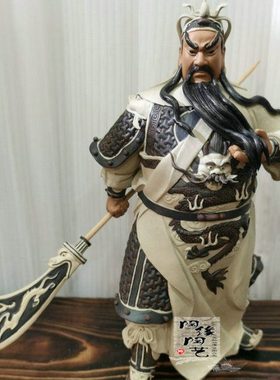 陶瓷工艺品 石湾公仔 关公 关云长