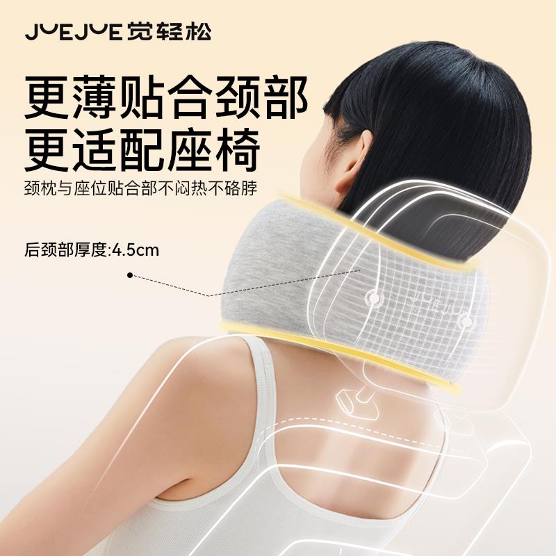 觉轻松u形枕飞机护颈枕脖子护颈坐车护颈枕旅行可携式脖枕颈枕u型 - 图1