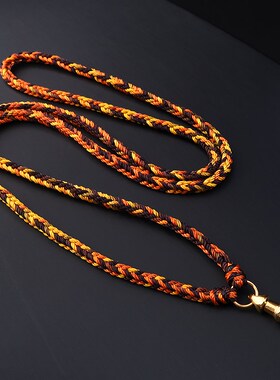 泰国佛牌链手工精编8股编钛钢鹰钩扣弹簧扣保色多挂挂链男女TG064