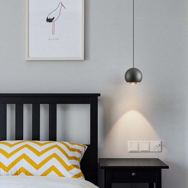 卧室床头吊灯北欧餐厅吧台玄关吊线灯现代简约可升降触摸小吊灯,淘宝优惠券,粉丝福利购,淘宝优惠卷