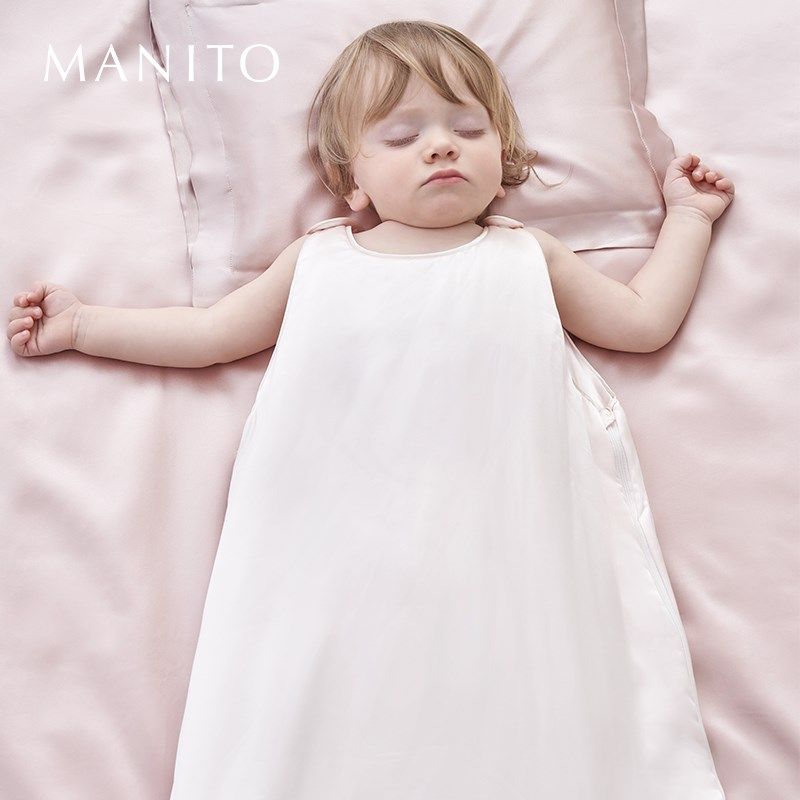 MANITO/曼尼陀真丝桑蚕丝婴儿睡袋床品睡眠睡觉舒适柔软,淘宝优惠券,粉丝福利购,淘宝优惠卷