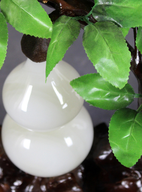 天然阿富汗玉石葫芦摆件招财客厅家居装饰乔迁新居公司开业送礼品