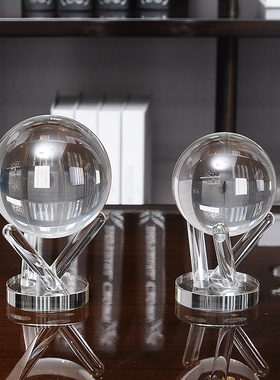 欧式水晶球摆件 客厅酒柜玄关家居装饰品 美式创意摆设招财转运