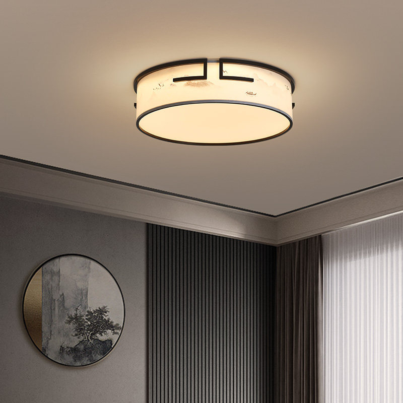 新中式布艺吸顶灯客厅灯家用极简约书房卧室全屋中山灯具套餐组合,淘宝优惠券,粉丝福利购,淘宝优惠卷