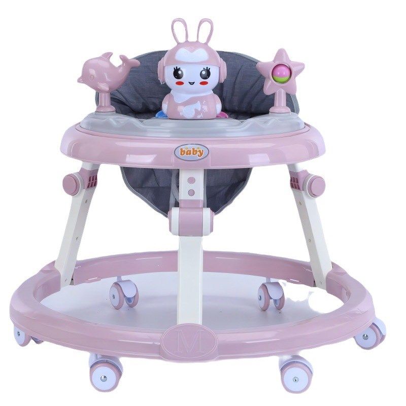 婴儿学步车防O型腿防侧翻起步车可折叠6-18个月宝宝助步车男女孩,淘宝优惠券,粉丝福利购,淘宝优惠卷