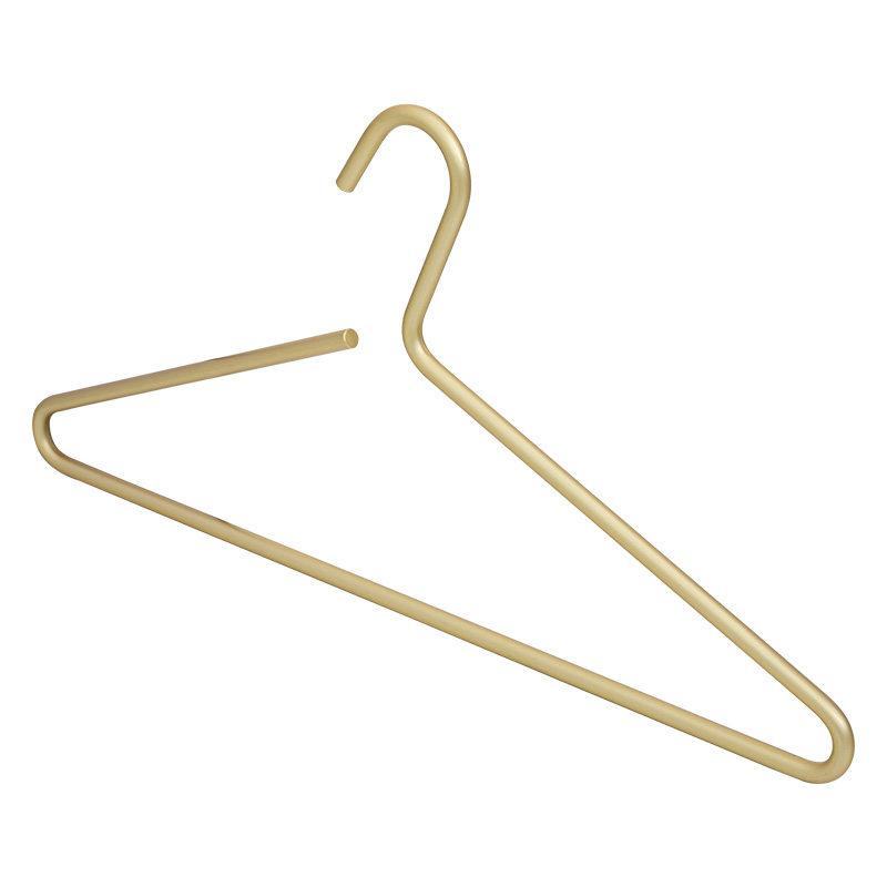 太空铝实心加粗衣架家用轻奢衣柜衣挂西装大衣衣服撑高端衣架子 - 图3