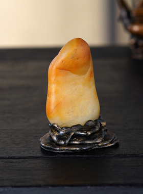 顶爷奇石原石靠山石装饰收藏摆件