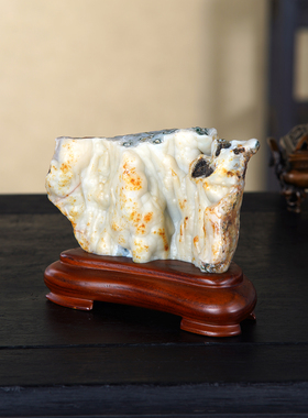 顶爷奇石原石靠山石装饰收藏摆件