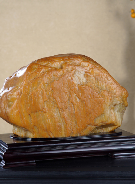 顶爷奇石原石靠山石装饰收藏摆件