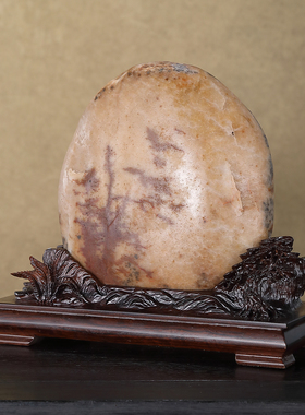 顶爷奇石原石靠山石装饰收藏摆件