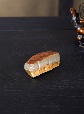 顶爷奇石原石靠山收藏戈壁石摆件