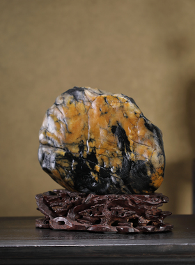 顶爷奇石原石靠山石装饰收藏摆件